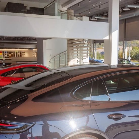 Prosjektbilde fra Porsche Center i Porsgrunn